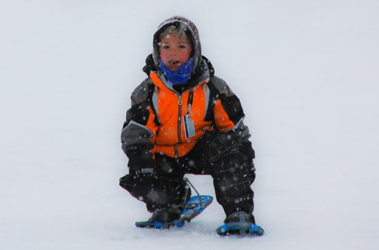 My Son Snowshoeing in Colorado