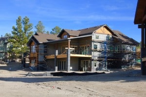 Custom home being built in The Timbers neighborhood