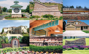 Parker Colorado Real Estate Market Update west neighborhood signs
