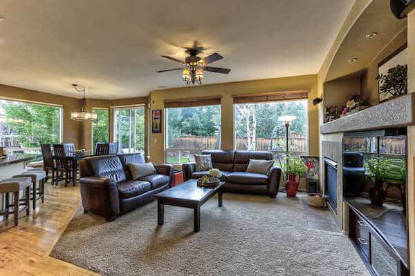 Family room in Antelope heights