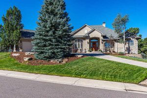 Comparison of ranch homes, two-story homes, and new custom home prices in The Timbers neighborhood of Parker, Colorado.