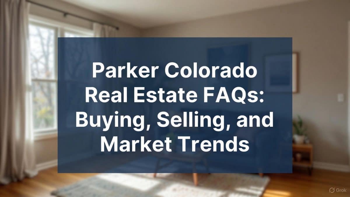 Monthly home sales trends in Parker, Colorado showing seasonal real estate activity