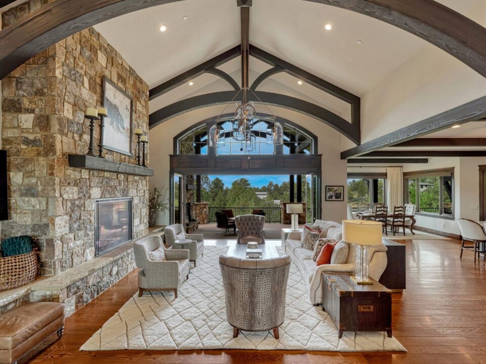 Luxury Sterling Custom Homes estate at 7996 Forest Keep Circle in Colorado Golf Club, Parker Colorado.